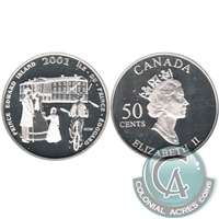 2001 Canada Festival Of The Fathers (PEI) 50-cents Silver Proof