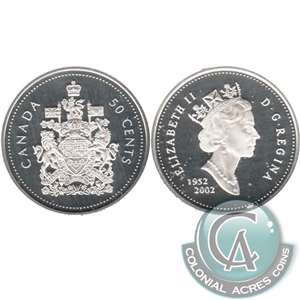 2002 Canada 50-cents Silver Proof