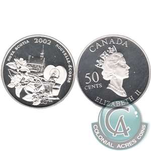 2002 Canada Nova Scotia 50-cents Silver Proof_