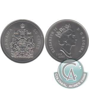 2002P Canada Coat of Arms 50-cents Specimen