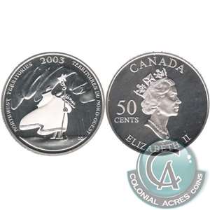 2003 Canada North West Territories 50-cents Silver Proof_