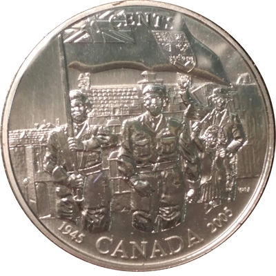 2005 Canada Liberation Of The Netherlands 50-cents Specimen