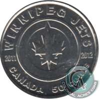 2011 Canada Winnipeg Jets 50-cents Proof Like_