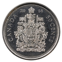 2014 Canada 50-cents Brilliant Uncirculated (MS-63)