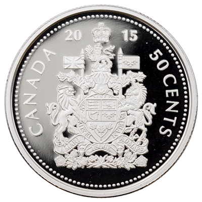 2015 Canada 50-cents Silver Proof (No Tax)