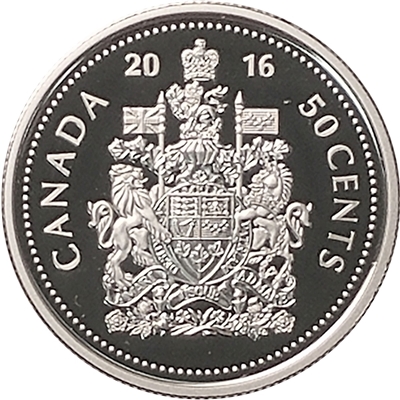 2016 Canada 50-cents Silver Proof (No Tax)