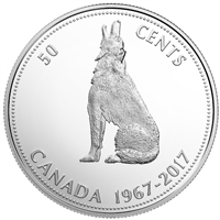 1967-2017 Canada 50-cent Centennial Commemorative Proof Silver(No Tax)