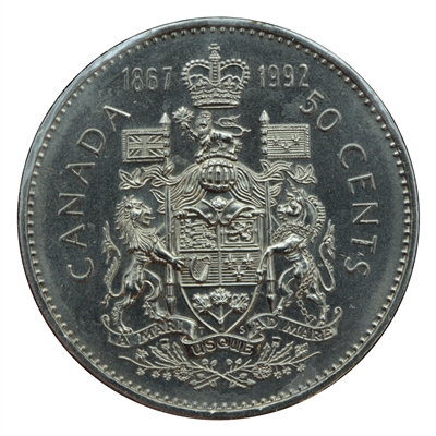 1992 Canada 50-cents UNC+ (MS-62)