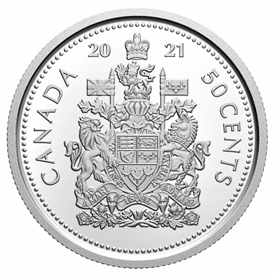 2021 Canada 50-cent Silver Proof (No Tax)