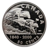 2000 Canada Steeplechase Race 50-cents Silver Proof_
