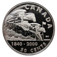 2000 Canada Steeplechase Race 50-cents Silver Proof_