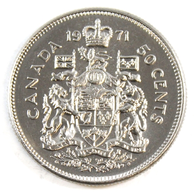 1971 Canada 50-cents UNC+ (MS-62)