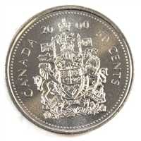 2000 Canada 50-cents UNC+ (MS-62)