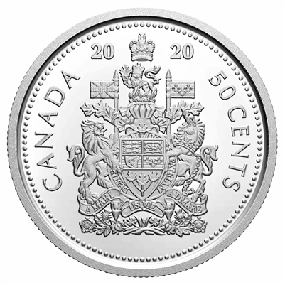 2020 Canada 50-cents Silver Proof (No Tax)