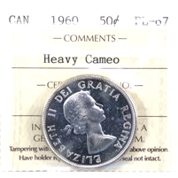 1960 Canada 50-cents ICCS Certified PL-67 Heavy Cameo