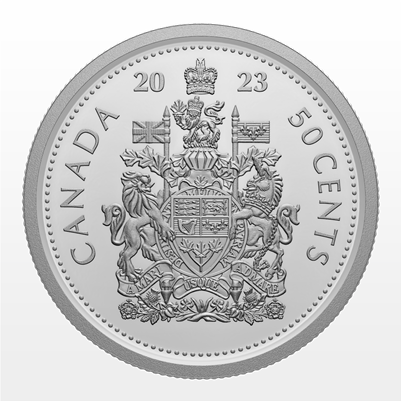 2023 Canada 50-cents Silver Proof (No Tax)