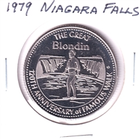 1979 Niagara Falls, ON, Trade Dollar Token: The Great Blondin 120th Anniversary