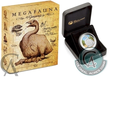 2014 Australian $1 Megafauna - Genyornis Silver Proof (Tax Exempt)