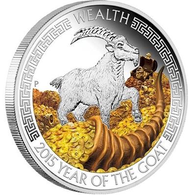 2015 Australia Lunar Good Fortune WEALTH Year of the Goat (TAX Exempt)