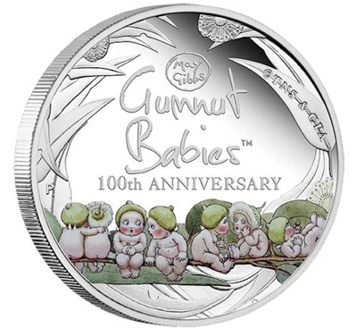 2016 Australia $1 Gumnut Babies Silver Coin & Book Set (TAX Exempt)