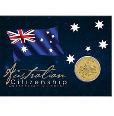2016 Australia Bronze $1 Citizenship Coin