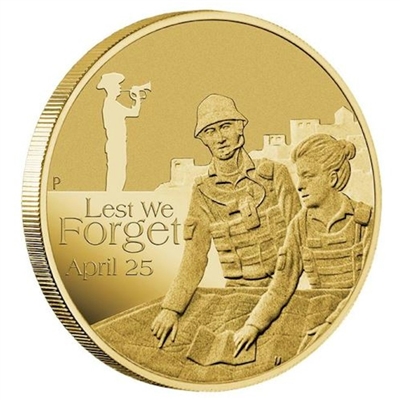 2017 Australia $1 Anzac Day - Australian Intelligence Corps in Card