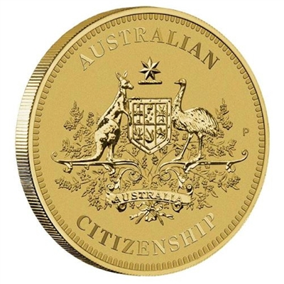2017 Australia $1 Citizenship Coin in Card