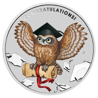 2018 Australia $1 Graduation 1oz. Silver Proof Coin (No Tax)
