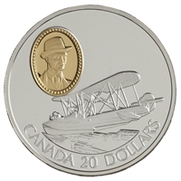 1994 Canada $20 Aviation Series Vickers Vedette Sterling Silver