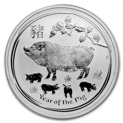 2019 Australia $30 Year of the Pig Kilo .999 Silver (No Tax)