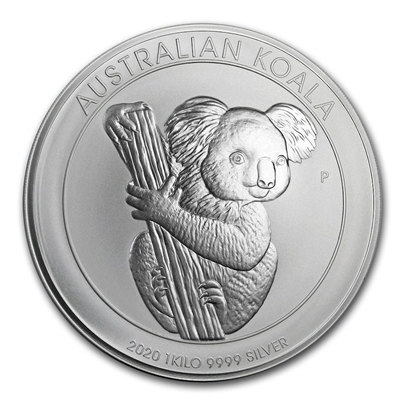 2020 Australia $30 Koala Kilo .9999 Silver (No Tax)