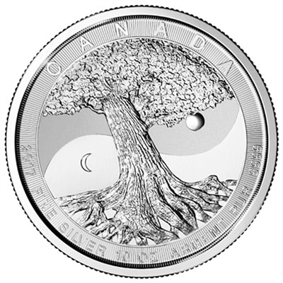 2017 Canada $50 10oz .9999 Silver Tree of Life Coin (TAX Exempt) DL-K