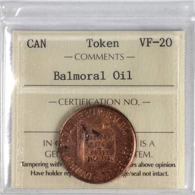 Balmoral Oil Token ICCS Certified VF-20)