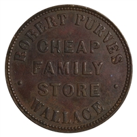 MT-5 Robert Purves Wallace NS Merchant Token EF-AU (EF-45) $