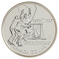1997 Canada/Russia Hockey Brilliant Uncirculated Sterling Silver Dollar