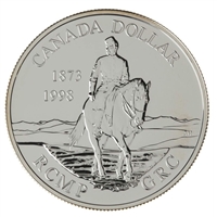 1998 Canada 125th Ann. of the RCMP Brilliant Uncirculated Sterling Silver Dollar