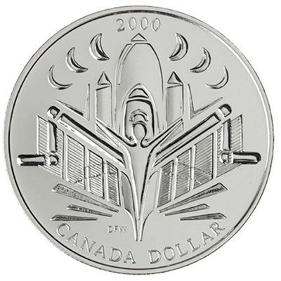 2000 Canada Brilliant Uncirculated Dollar - Voyage of Discovery.