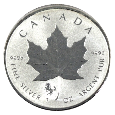 2014 Canada $5 Horse Privy 1oz .9999 Silver Maple Leaf (No Tax) Toned