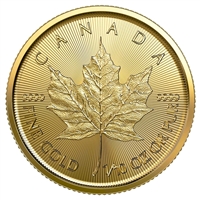 2021 Canada $5 1/10oz 9999 Gold Maple Leaf (TAX Exempt)