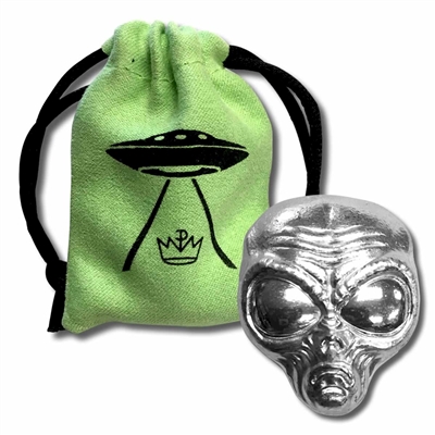 Monarch Alien Head 2oz. .999 Silver (No Tax)