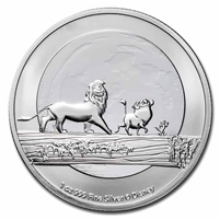 2021 Niue $2 Disney's The Lion King: Hakuna Matata 1oz Silver (No Tax)