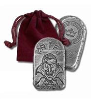 Monarch Vampire Tombstone 2oz .999 Silver (No Tax) Limited Mintage
