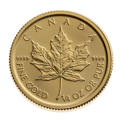 2022 Canada $10 1/4oz. 999 Gold Maple Leaf (TAX Exempt)