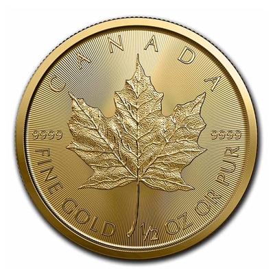 2023 Canada $20 1/2oz 9999 Gold Maple Leaf (No Tax). No CREDIT CARD OR PAYPAL.