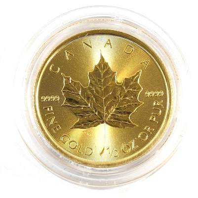 2019 Canada $20 1/2oz .9999 Gold Maple Leaf (No Tax)