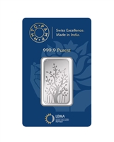 MMTC-PAMP Banyan Tree 10g 999.9 Fine Silver Bar (No Tax) Scratched Package
