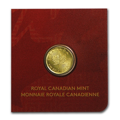 2016 RCM 1 gram (RED) Gold Maple Leaf .9999 Gold (TAX Exempt)