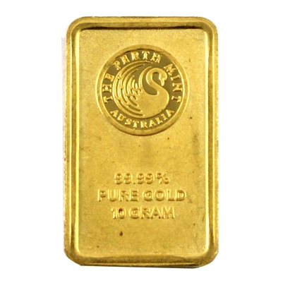 Perth Mint 10g .9999 Gold Bar (No Tax)