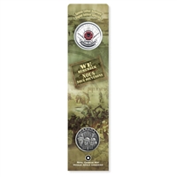 2005 Canada 25-cents Poppy Bookmark & Lapel Pin (May Be Toned)