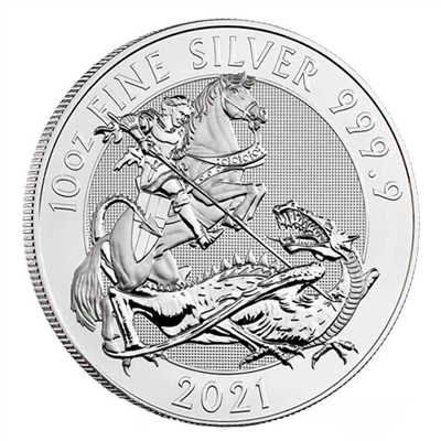 2021 Great Britain 10-Pound Valiant 10oz .9999 Silver (No Tax)